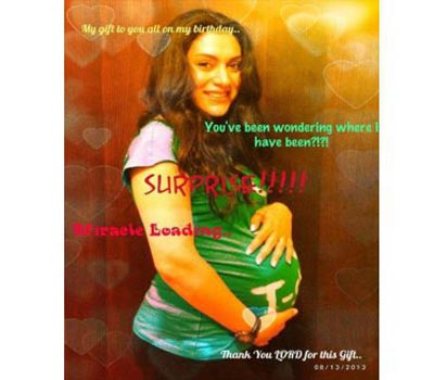 مايا نصري تنشر صورة لها تكشف أسباب غيابها